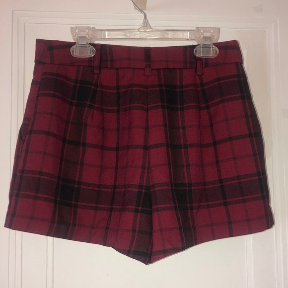 Plaid Short Shorts - Picture 2 of 2